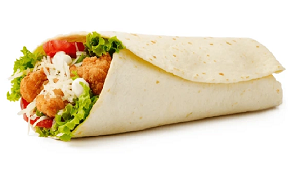 Chicken Pakora Hoggie Wrap 